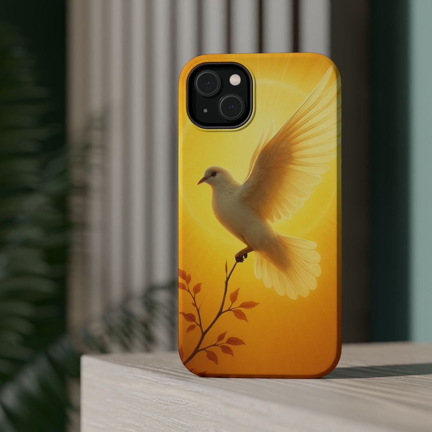 Golden Dove Magnetic Impact-Resistant Phone Case