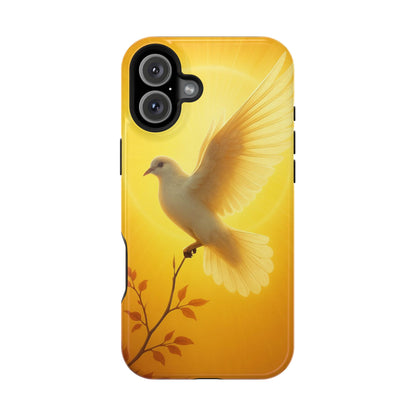 Golden Dove Magnetic Impact-Resistant Phone Case