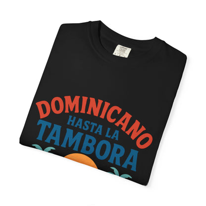 Dominican Music Graphic Tee | Unisex Garment-Dyed Shirt for Summer & Celebrations