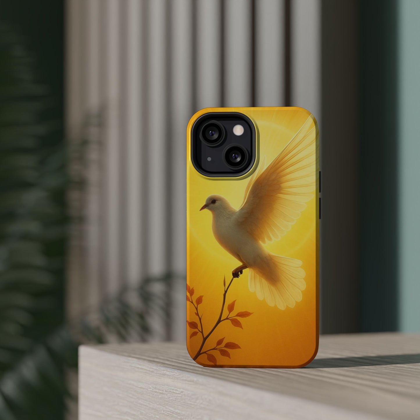 Golden Dove Magnetic Impact-Resistant Phone Case