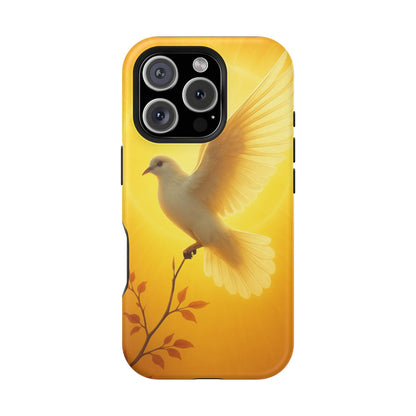 Golden Dove Magnetic Impact-Resistant Phone Case