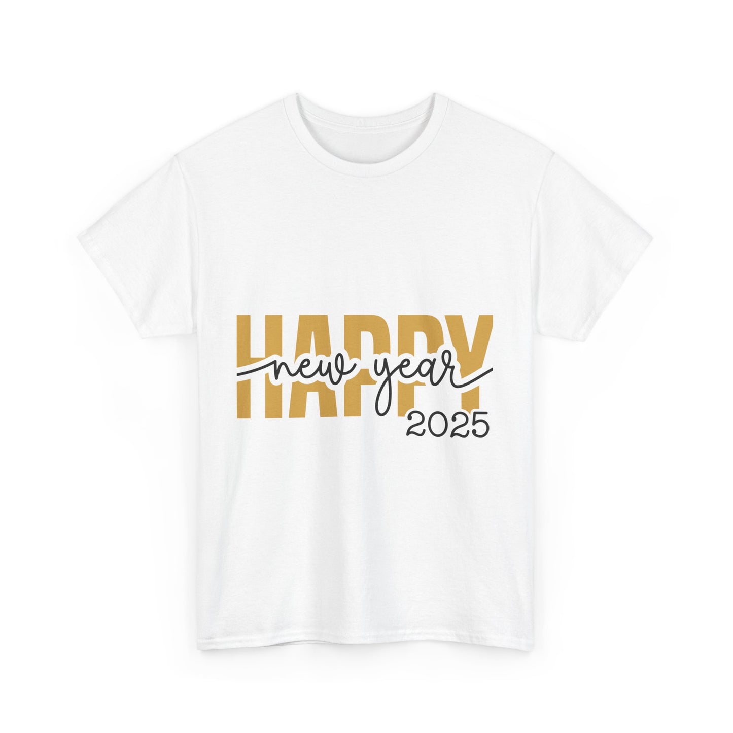 Happy New Year 2025 Unisex Heavy Cotton Tee