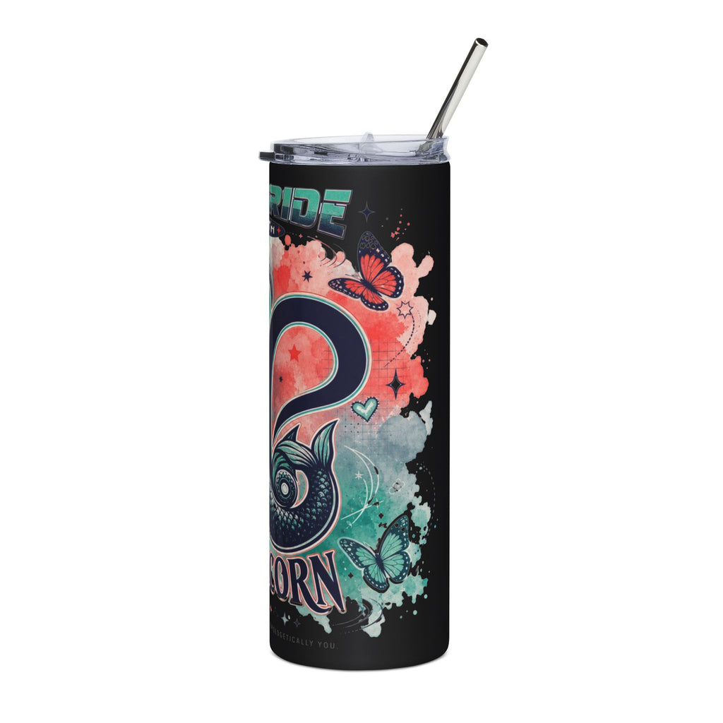 Capricorn Pride 20oz Stainless Steel Tumbler – Zodiac Goat Design