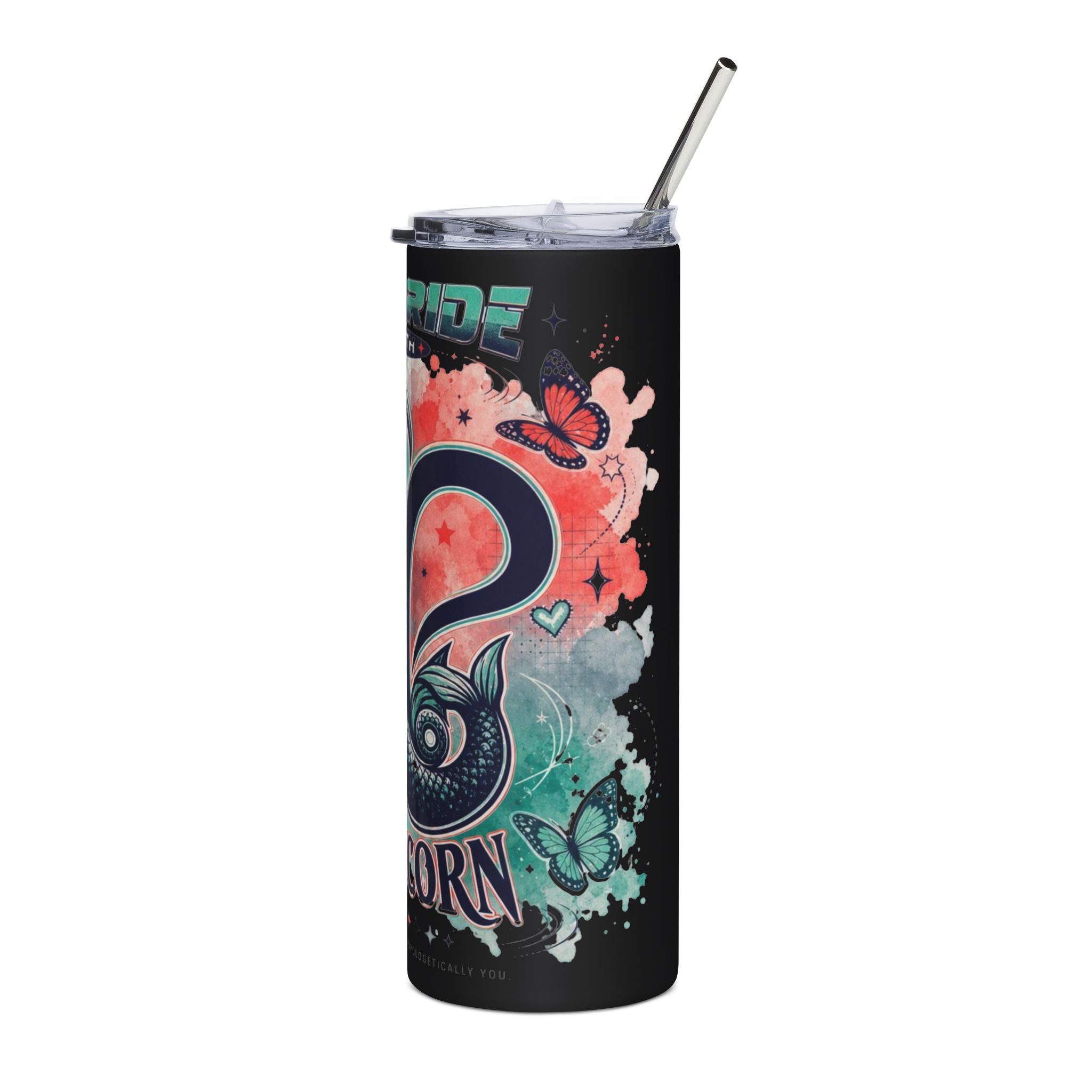 Capricorn Pride 20oz Stainless Steel Tumbler – Zodiac Goat Design