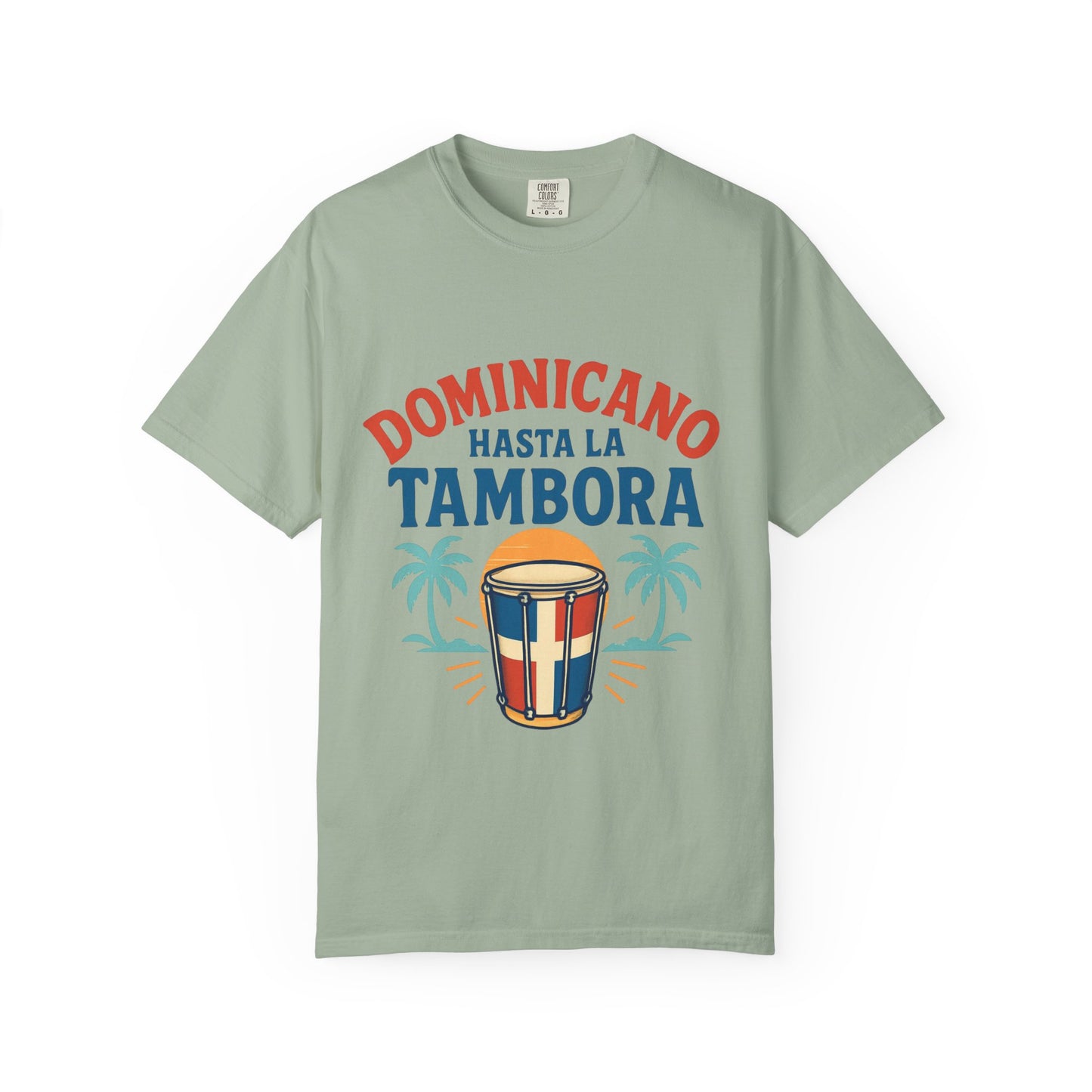 Dominican Music Graphic Tee | Unisex Garment-Dyed Shirt for Summer & Celebrations
