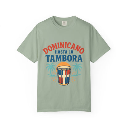 Dominican Music Graphic Tee | Unisex Garment-Dyed Shirt for Summer & Celebrations