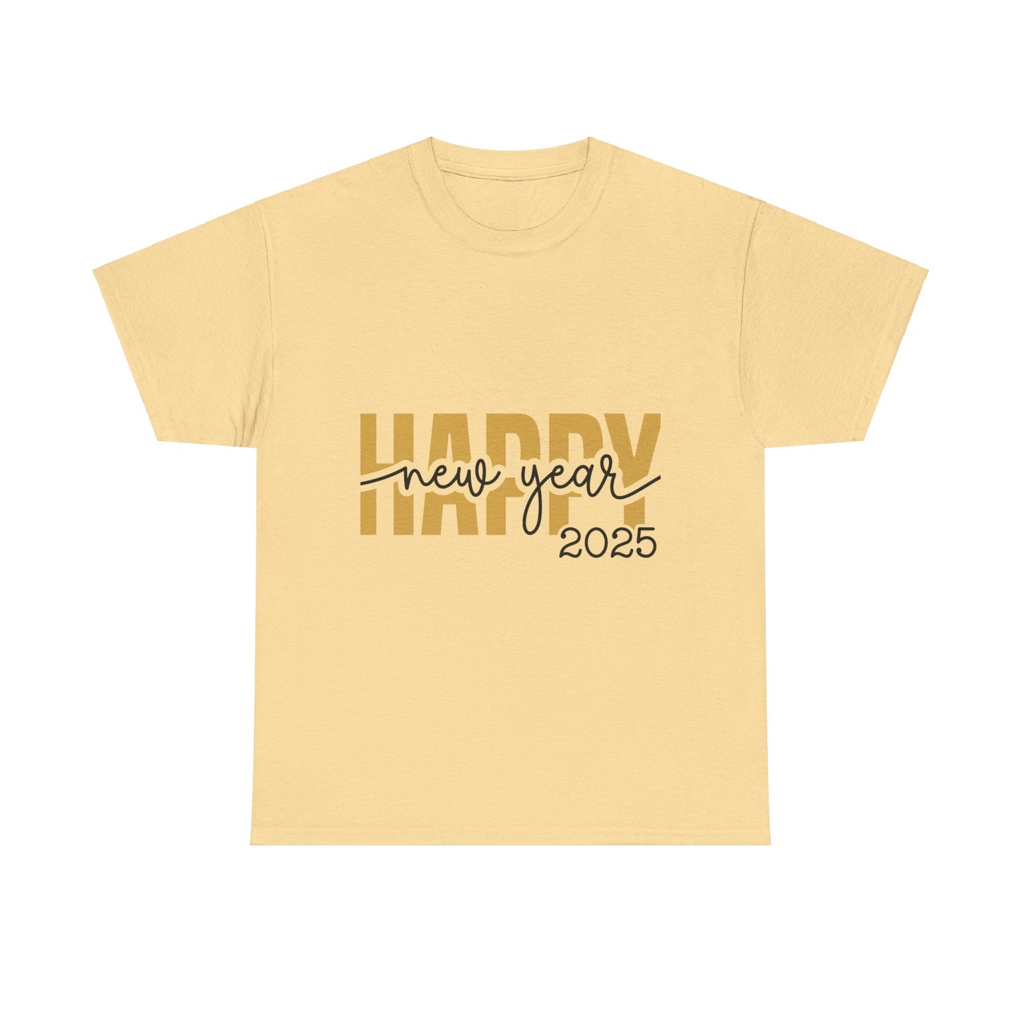 Happy New Year 2025 Unisex Heavy Cotton Tee