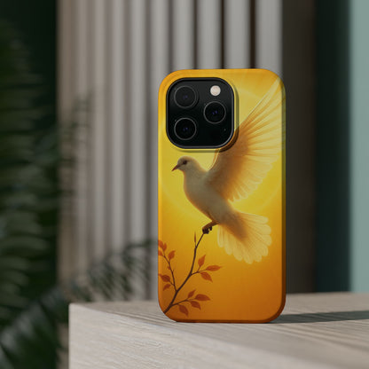 Golden Dove Magnetic Impact-Resistant Phone Case
