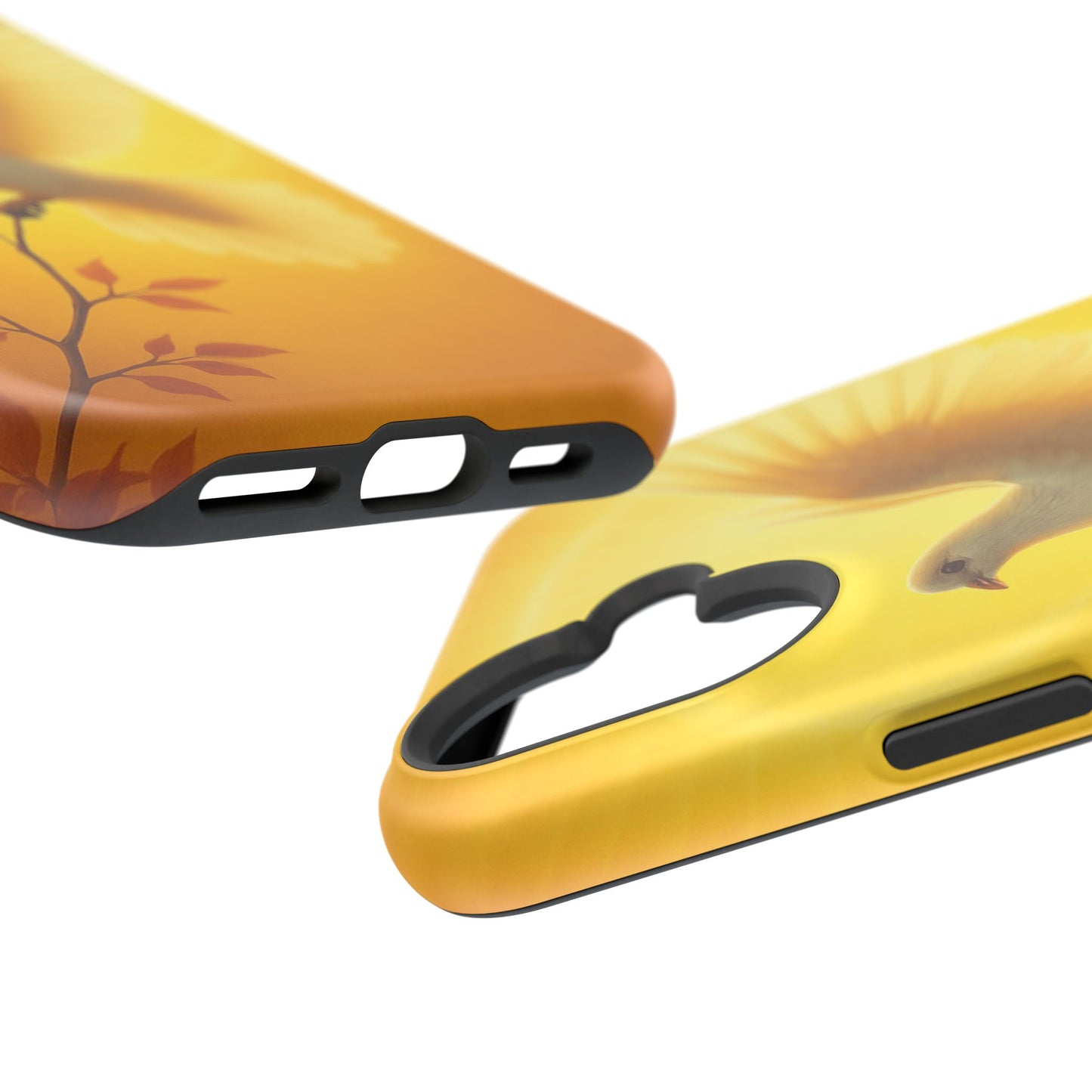 Golden Dove Magnetic Impact-Resistant Phone Case