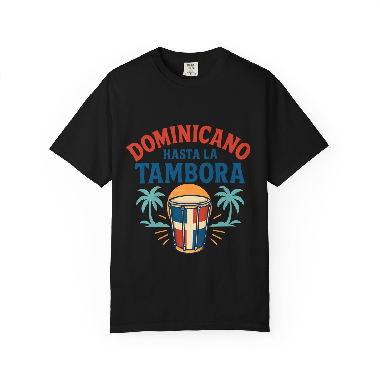 Dominican Music Graphic Tee | Unisex Garment-Dyed Shirt for Summer & Celebrations