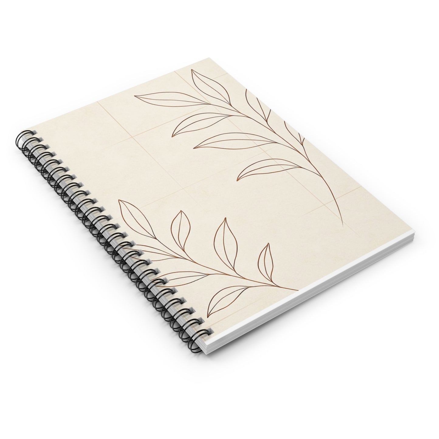 Elegant Floral Spiral Notebook - Perfect for Journaling, Note-taking, Gifts for Students, Writers, and Nature Lovers