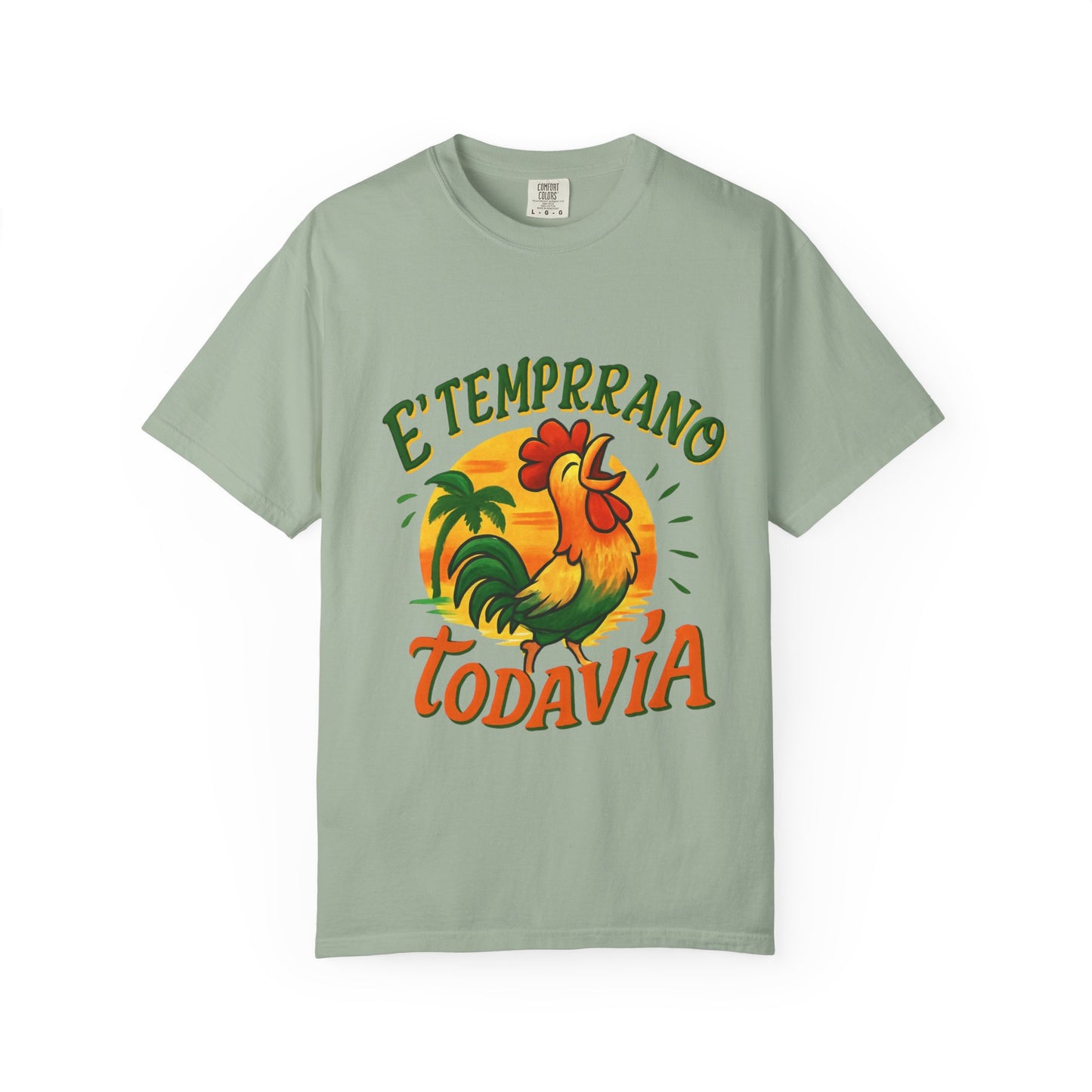 Vintage Rooster T-Shirt | Tropical Graphic Design, Perfect Gift for Summer Lovers