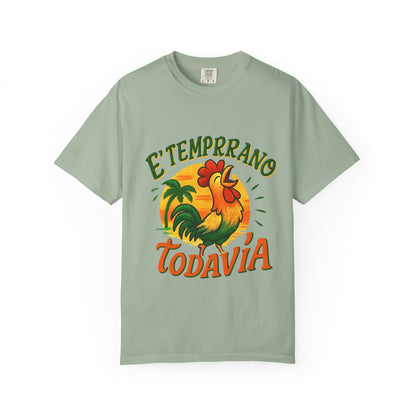 Vintage Rooster T-Shirt | Tropical Graphic Design, Perfect Gift for Summer Lovers