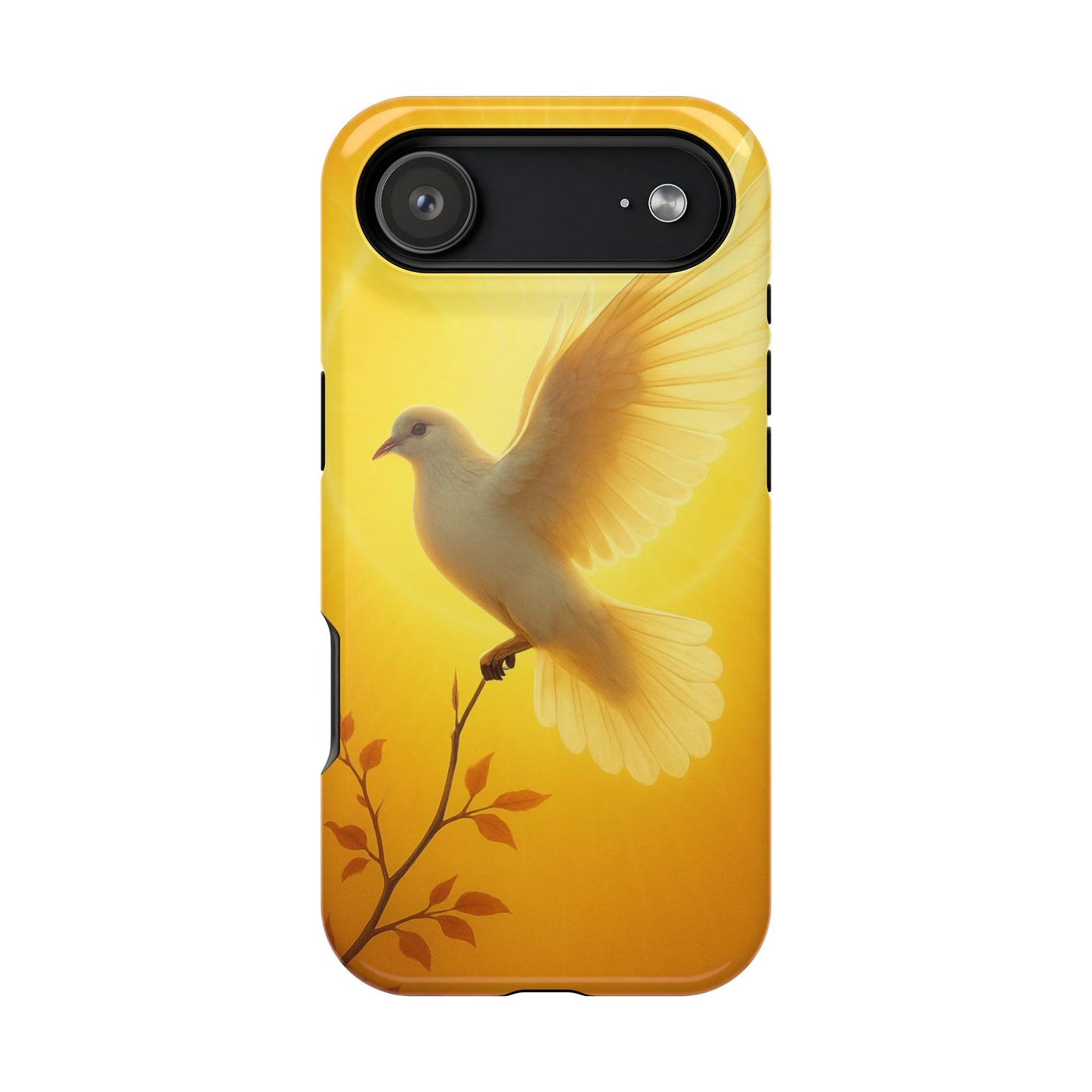 Golden Dove Magnetic Impact-Resistant Phone Case