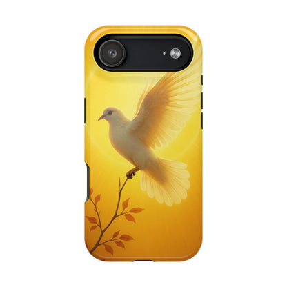 Golden Dove Magnetic Impact-Resistant Phone Case