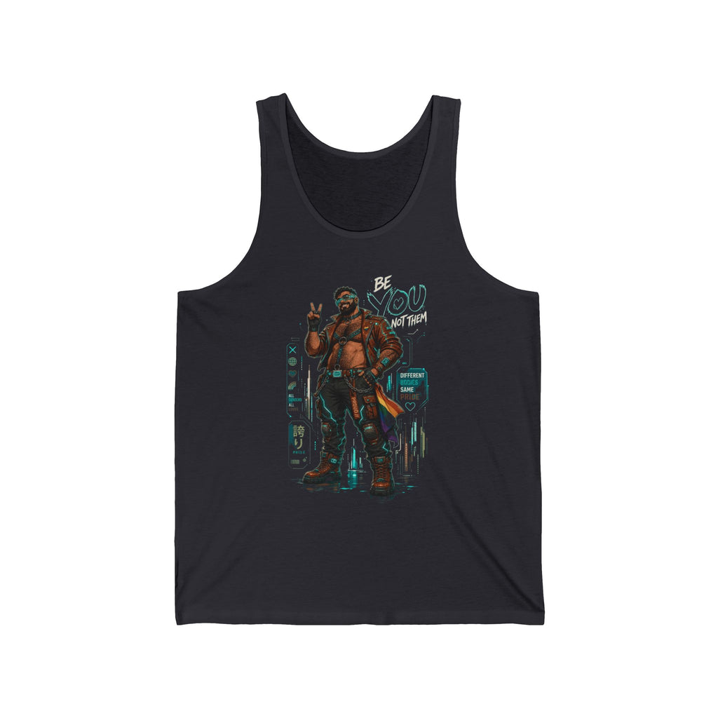 Streetwear Tank Top — Vintage-Inspired Peace Sign Soldier Graphic