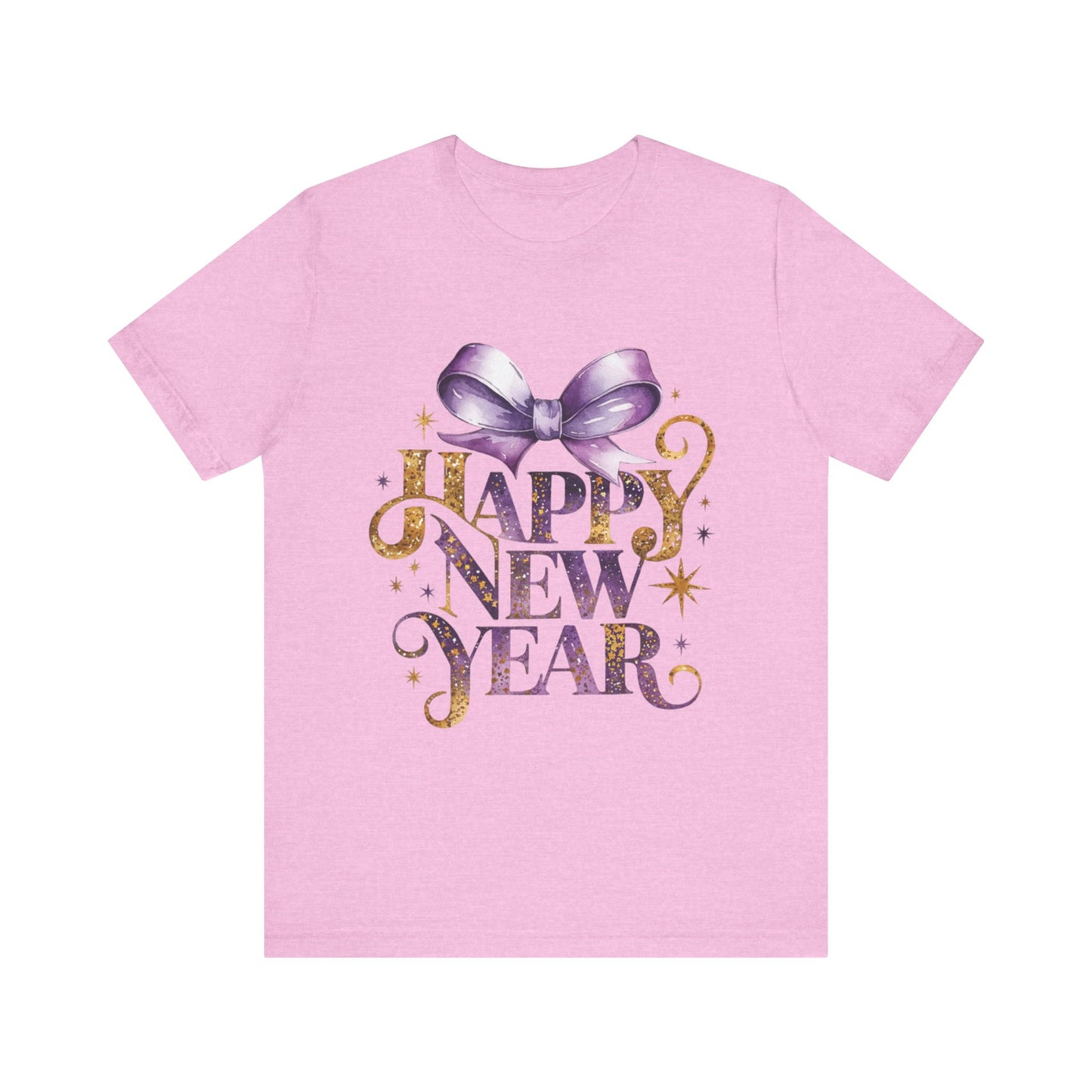 Happy New Year Unisex Jersey Tee - Festive Celebratory Shirt