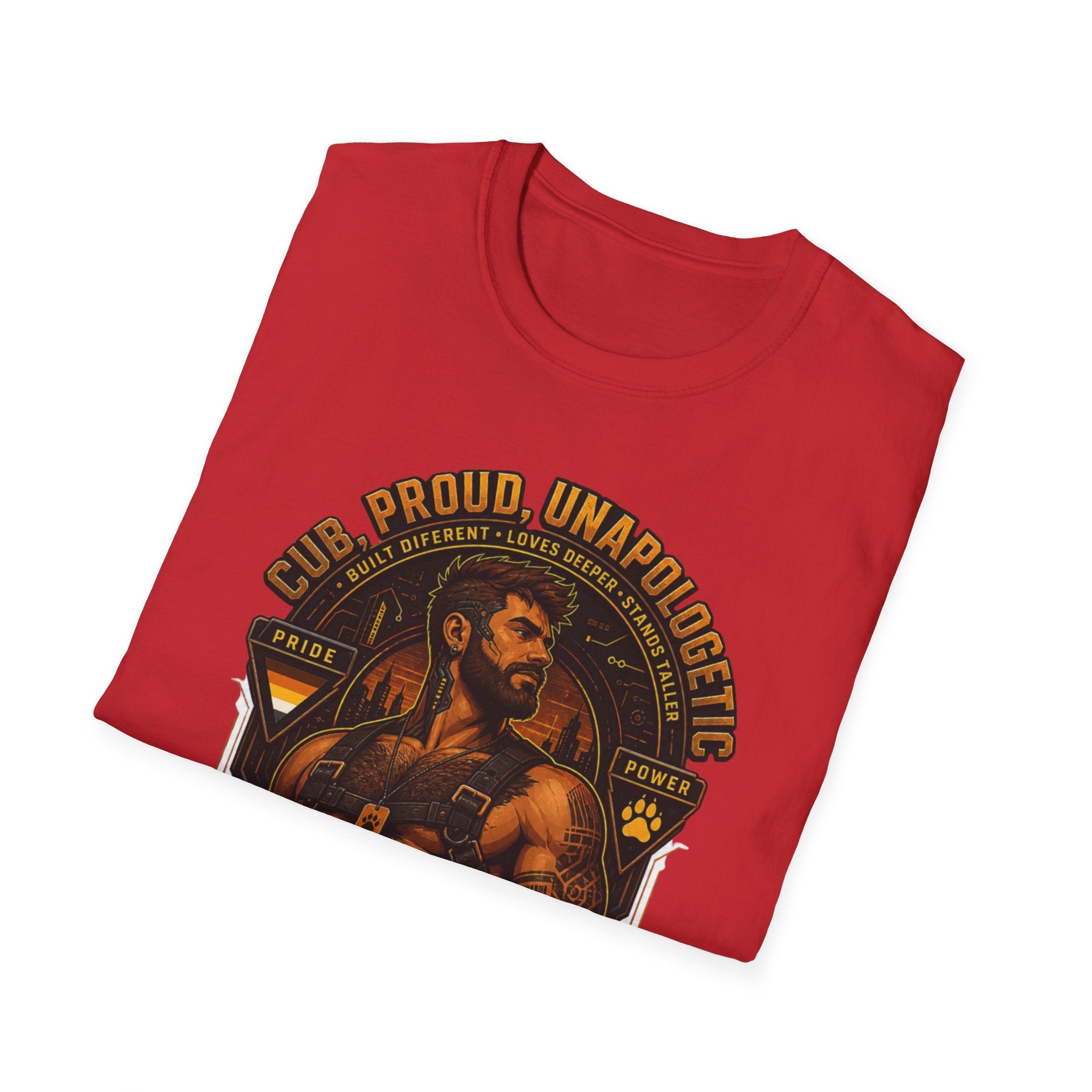 Built in Hardness Wired for Love T-Shirt — Proud, Unapologetic Mens Graphic Tee