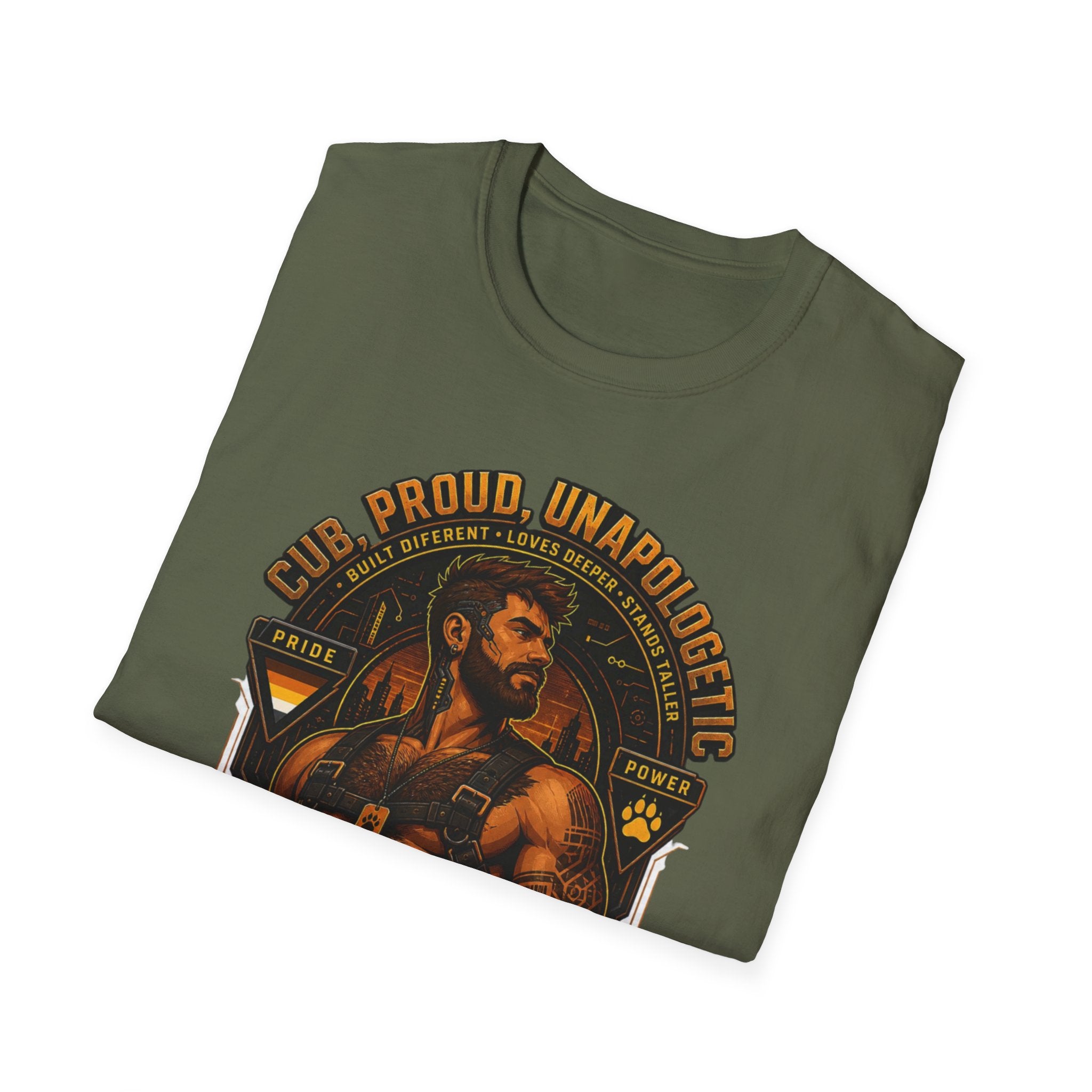Built in Hardness Wired for Love T-Shirt — Proud, Unapologetic Mens Graphic Tee