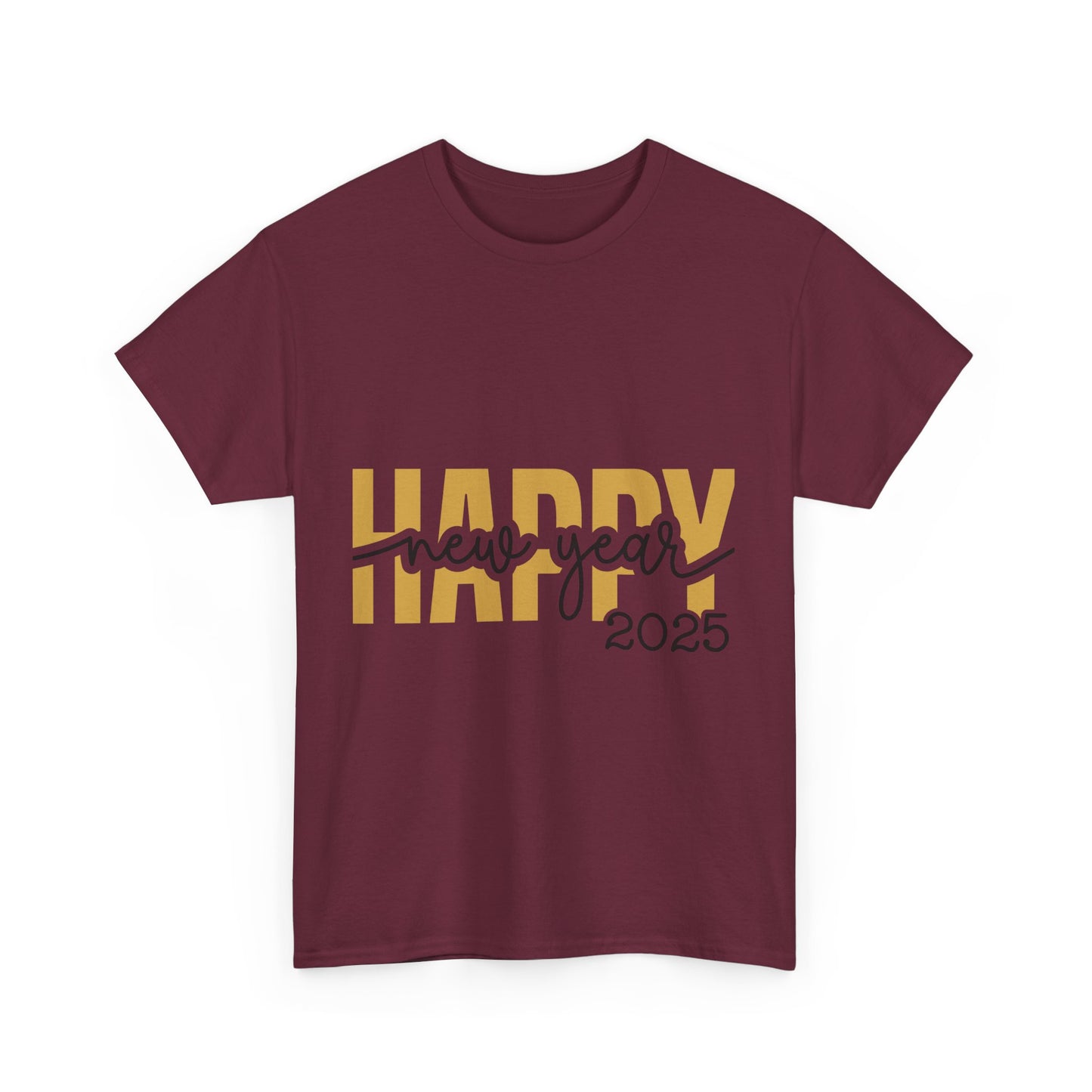 Happy New Year 2025 Unisex Heavy Cotton Tee