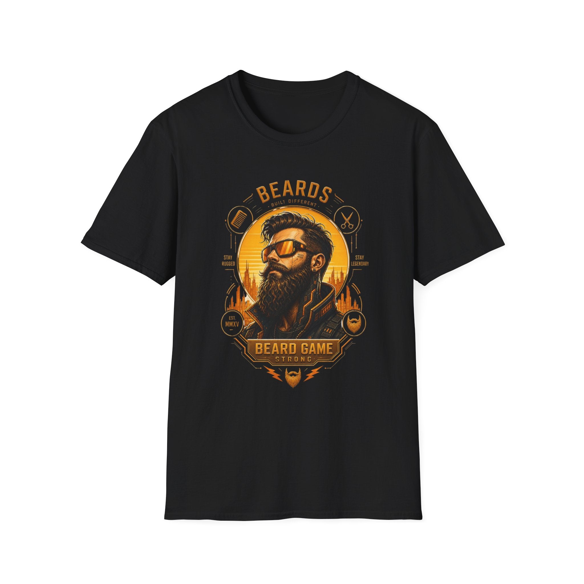 Beard Game T-Shirt — Vintage Barber Beard Club Graphic Tee