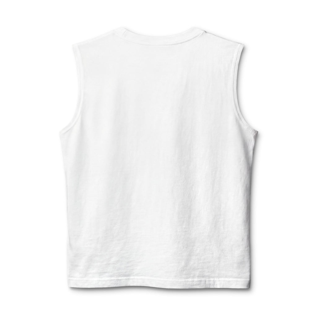 Dream Big Hard Muscle Tank — Retro Patriotic Surf Graphic Tank Top
