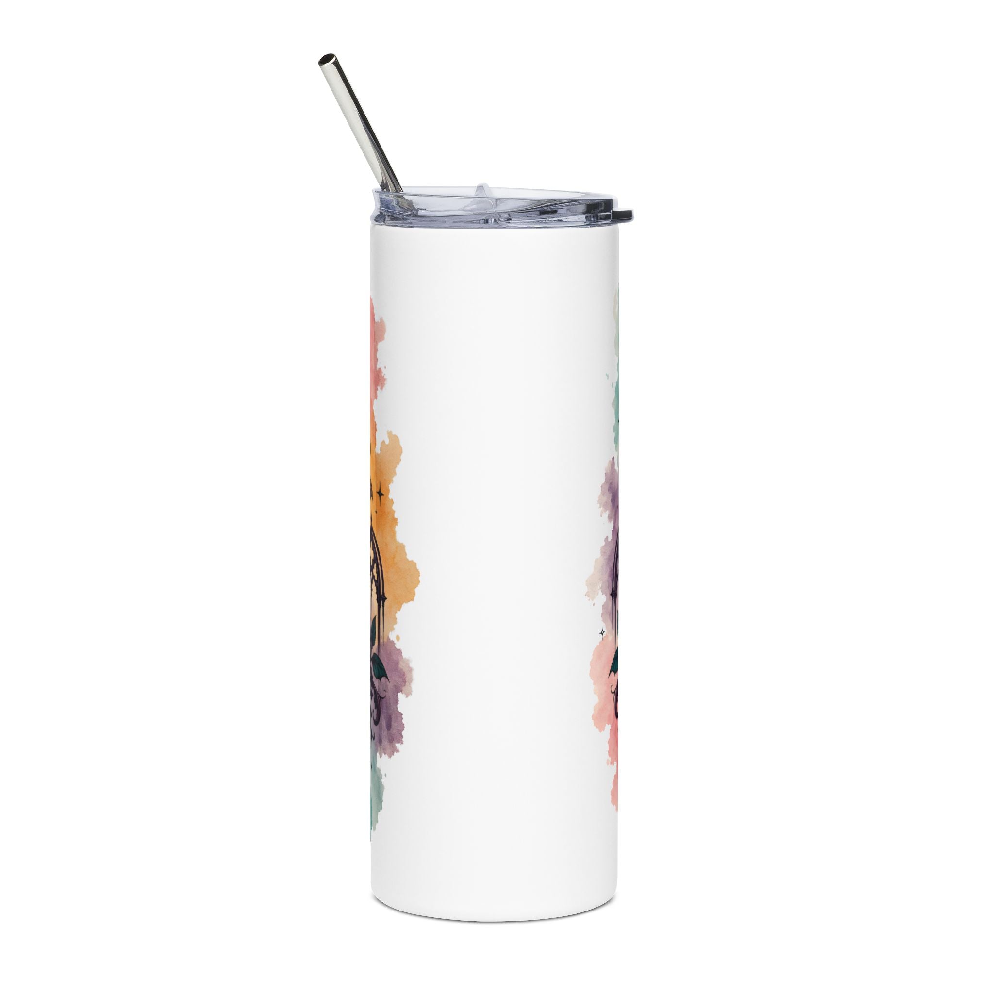 Pride & Power 20oz Stainless Steel Tumbler — Muscle Emblem Travel Cup