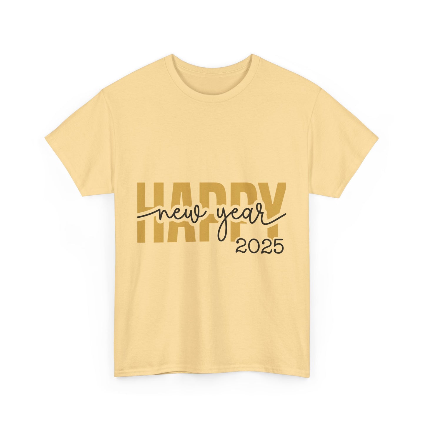 Happy New Year 2025 Unisex Heavy Cotton Tee