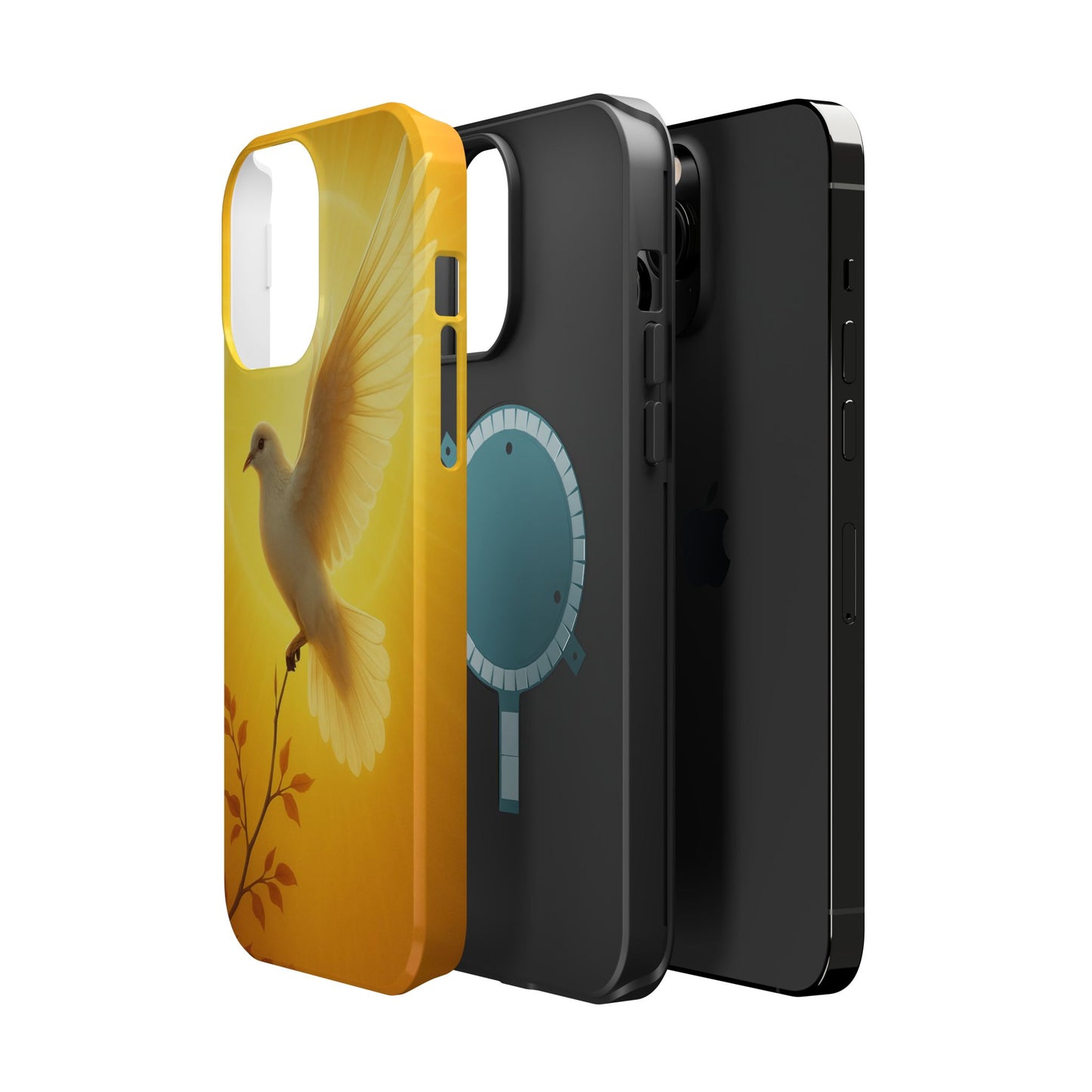 Golden Dove Magnetic Impact-Resistant Phone Case