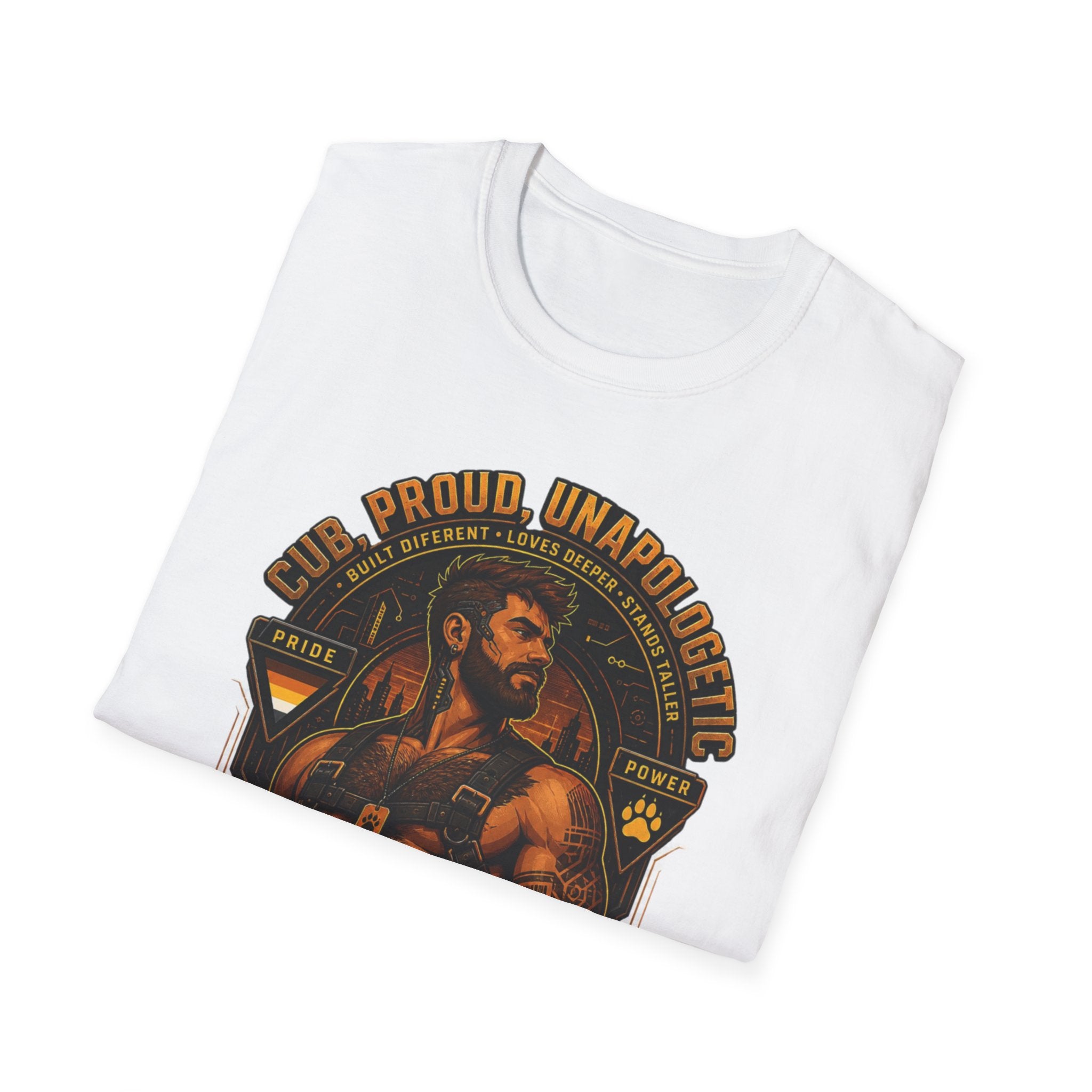 Built in Hardness Wired for Love T-Shirt — Proud, Unapologetic Mens Graphic Tee