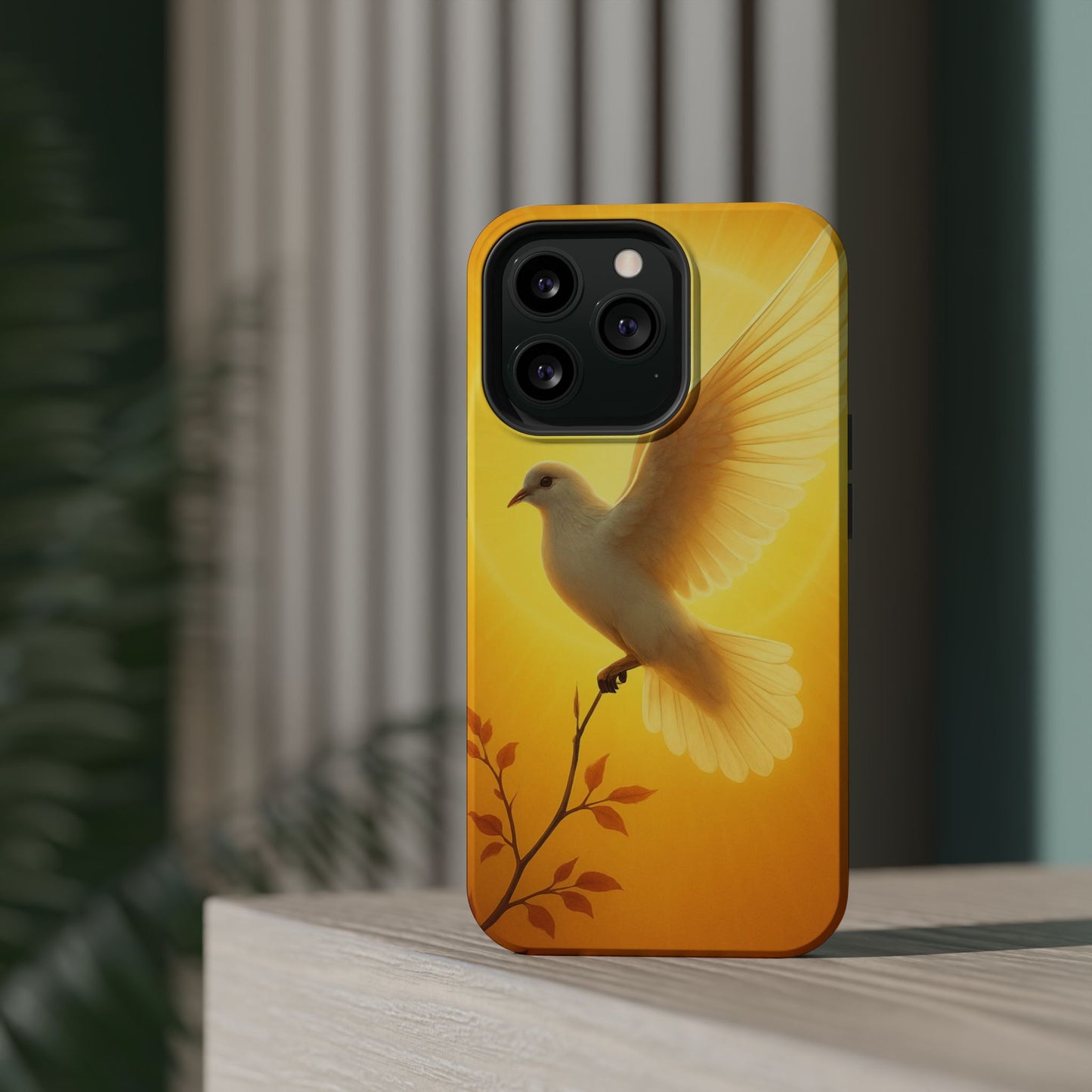 Golden Dove Magnetic Impact-Resistant Phone Case