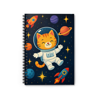 Astronaut Cat Notebook | Fun Cosmic Design | Perfect Gift for Students & Dreamers