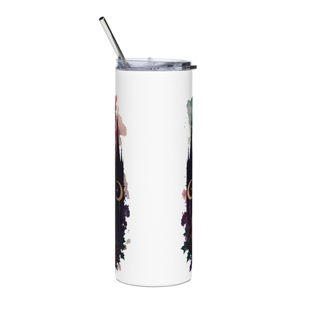 Proud Aries 20oz Stainless Steel Tumbler — Zodiac Pride Rainbow Heart