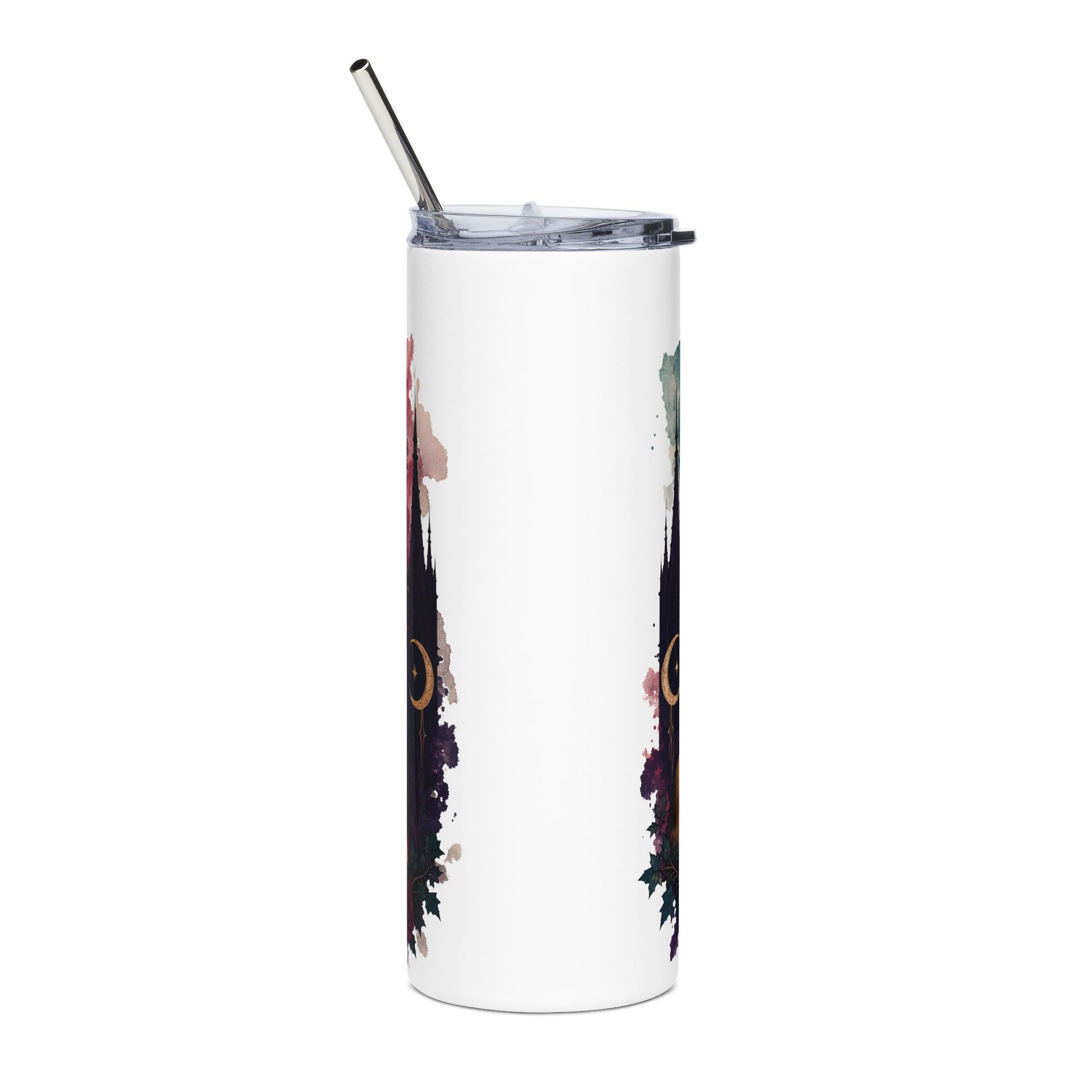 Proud Aries 20oz Stainless Steel Tumbler — Zodiac Pride Rainbow Heart