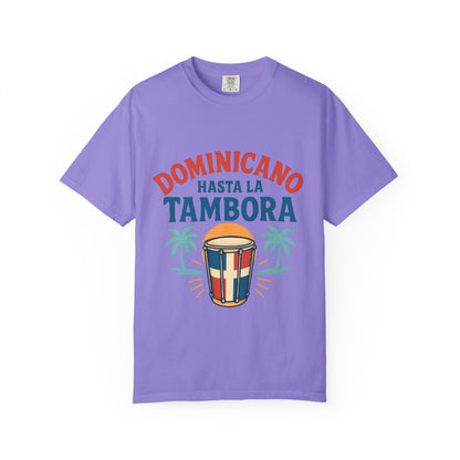 Dominican Music Graphic Tee | Unisex Garment-Dyed Shirt for Summer & Celebrations