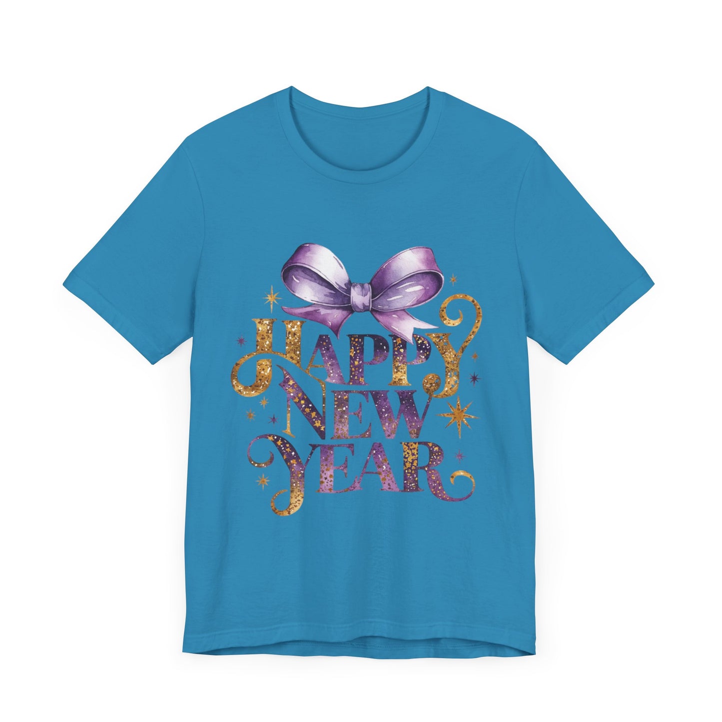 Happy New Year Unisex Jersey Tee - Festive Celebratory Shirt