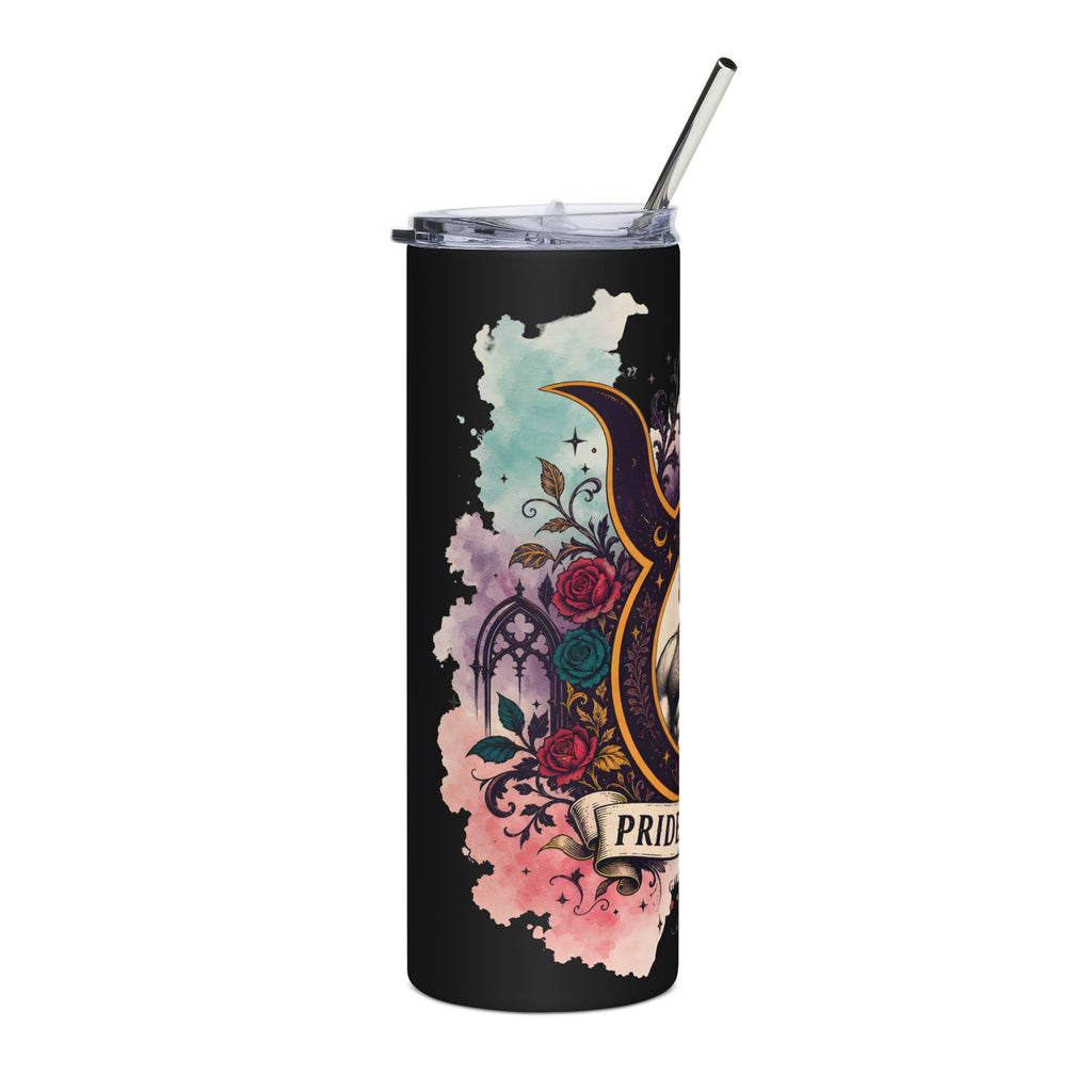 Pride & Power 20oz Stainless Steel Tumbler — Muscle Emblem Travel Cup