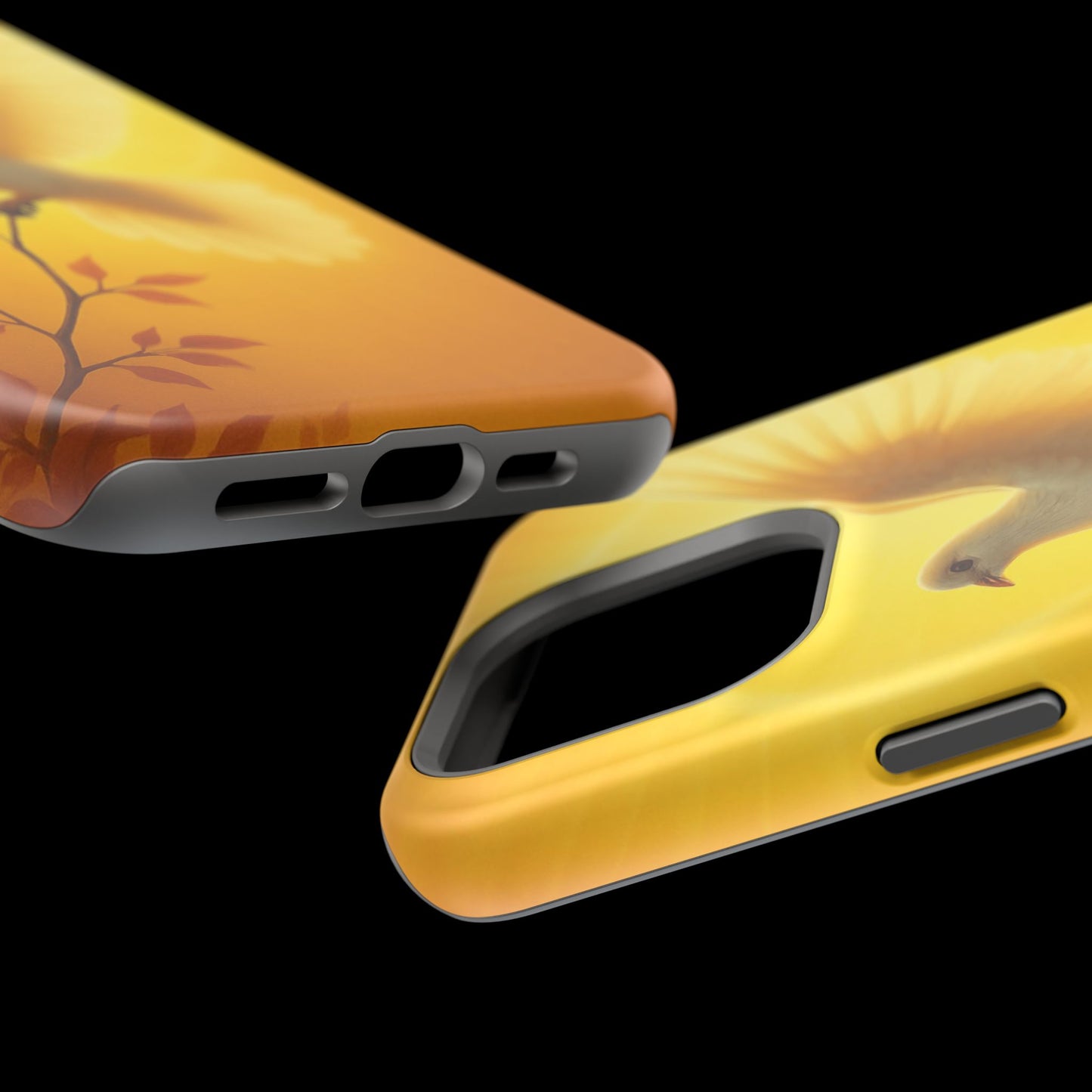 Golden Dove Magnetic Impact-Resistant Phone Case