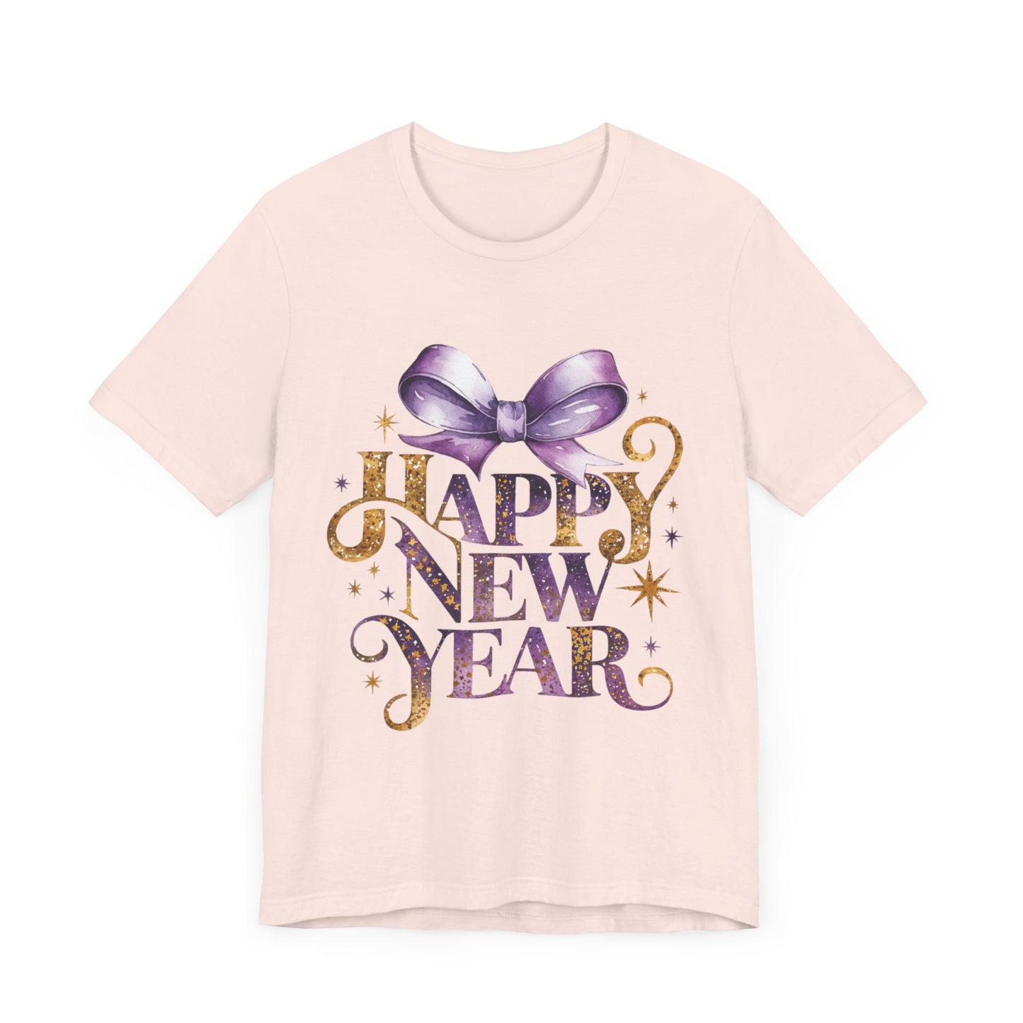 Happy New Year Unisex Jersey Tee - Festive Celebratory Shirt