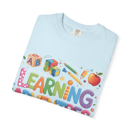 Colorful Learning Adventures T-Shirt – Fun Educational Tee for Kids & Teachers