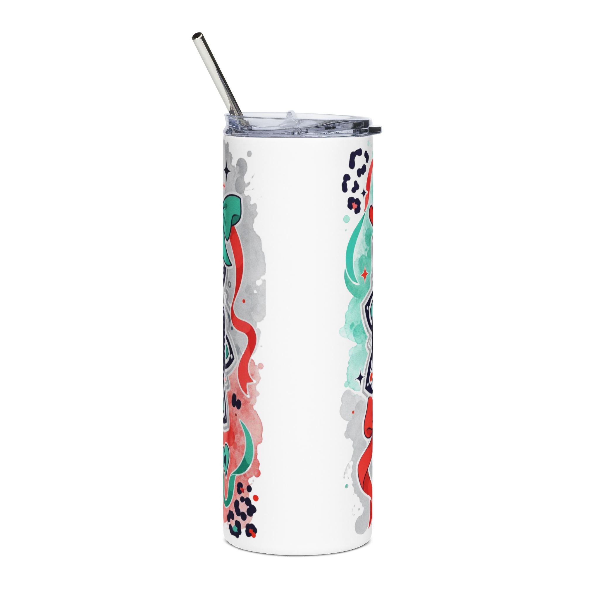 Pisces Zodiac Tumbler 20oz – Koi Fish Mandala Stainless Steel Travel Cup