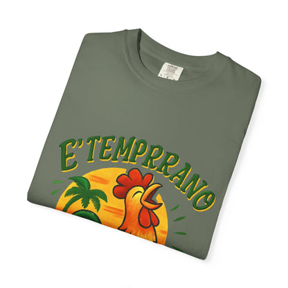 Vintage Rooster T-Shirt | Tropical Graphic Design, Perfect Gift for Summer Lovers