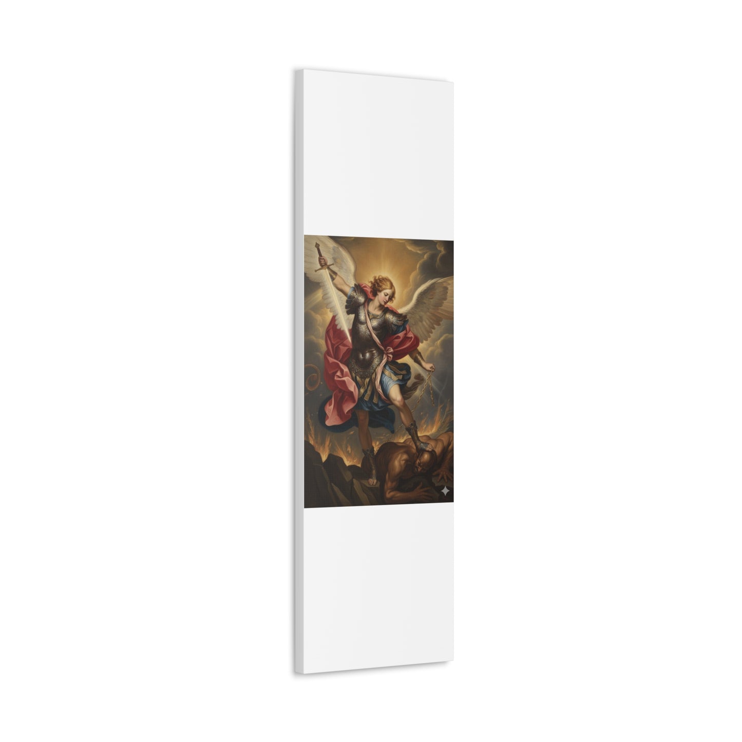 St. Michael Archangel Canvas Art Wrap – Classic Religious Wall Art