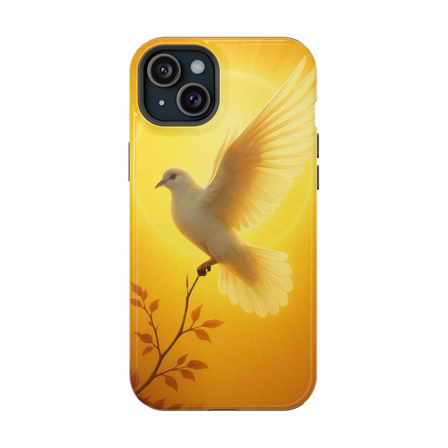Golden Dove Magnetic Impact-Resistant Phone Case