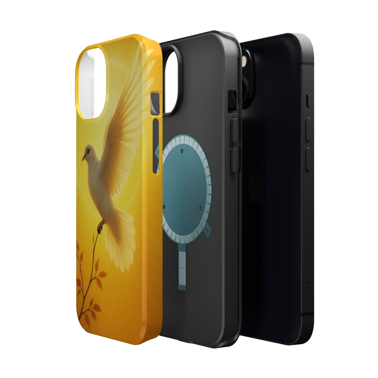 Golden Dove Magnetic Impact-Resistant Phone Case