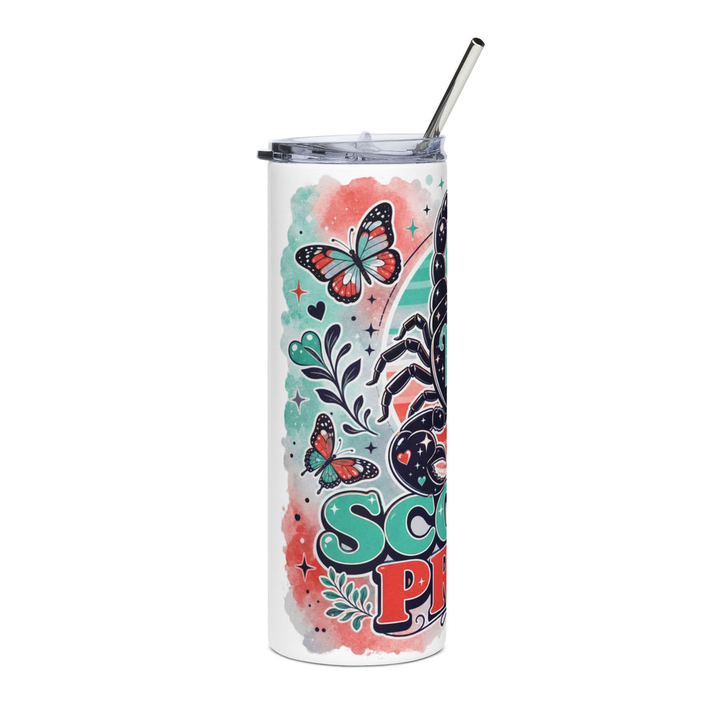 Scorpio Pride 20oz Stainless Tumbler — Zodiac Scorpion Design