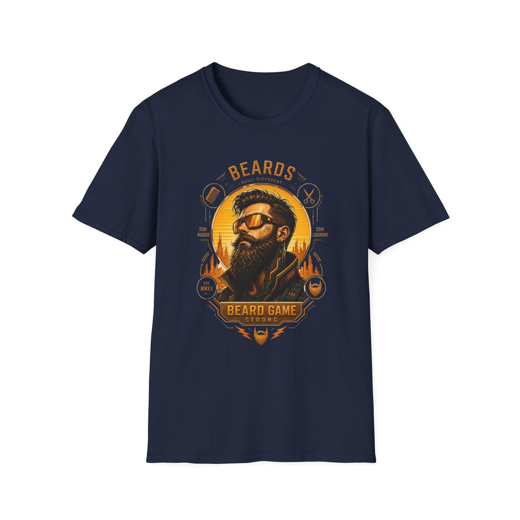 Beard Game T-Shirt — Vintage Barber Beard Club Graphic Tee