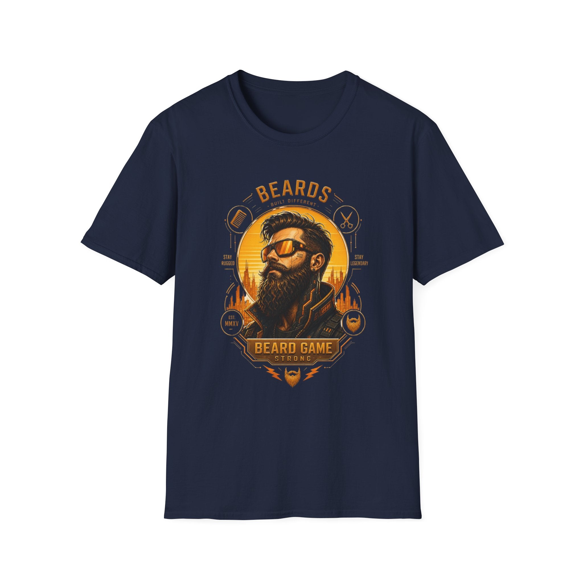 Beard Game T-Shirt — Vintage Barber Beard Club Graphic Tee