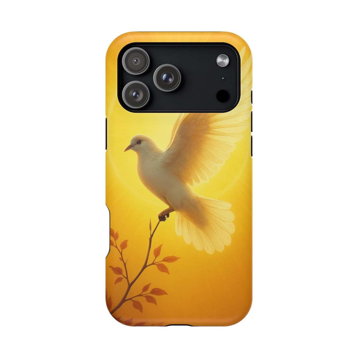 Golden Dove Magnetic Impact-Resistant Phone Case