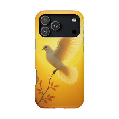 Golden Dove Magnetic Impact-Resistant Phone Case